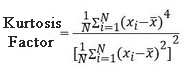 kurtosis factor